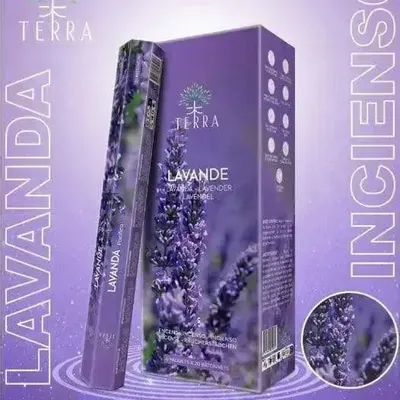 Home fragrances - Terra Charcoal Free Incense Hexa - Lavender 30g - ARABESK