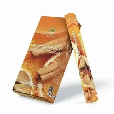 Home fragrances - Terra Charcoal Free Incense Hexa - Orange Cinnamon 30g - ARABESK