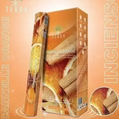 Home fragrances - Terra Charcoal Free Incense Hexa - Orange Cinnamon 30g - ARABESK