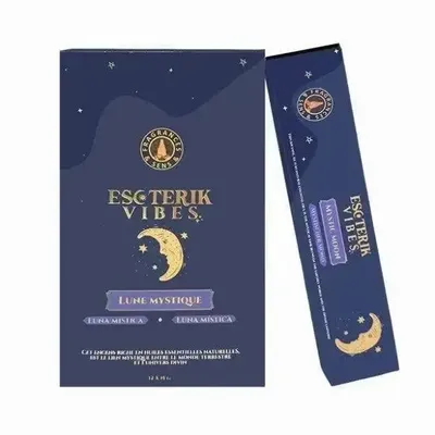 Parfums d'intérieur - Encens Fragrances & Sens Esoterik Vibes Lune Mystique Masala - Boîte De 12 Paquets (15g) - ARABESK