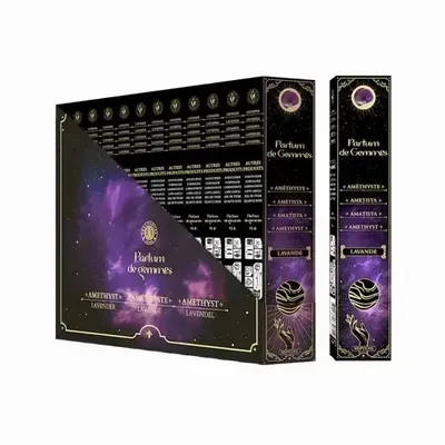 Scents - Parfum de Gemmes Lavender & Amethyst Smudge Stick Incense 20g - ARABESK
