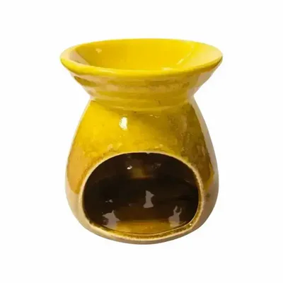 Senteurs - Brûleur Huile en Céramique Dégradé Jaune 8.5cm - ARABESK