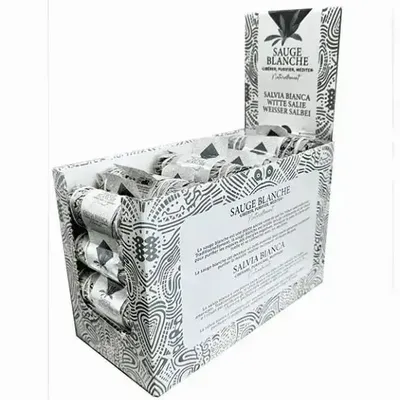 Parfums d'intérieur - Display Sauge Blanche Californie Fagot 25-30g - 10cm X24 - ARABESK