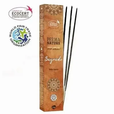 Parfums d'intérieur - Perma Nature Sagrado Palo Santo Labellisé Ecocert-Commerce Equitable 15g - ARABESK