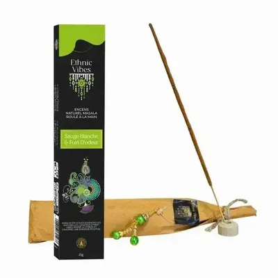 Parfums d'intérieur - Encens Fragrances & Sens Ethnic Vibes Sauge Blanche & Foin D'Odeur Masala 15g - ARABESK