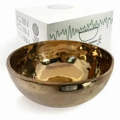 Home fragrances - Golden Tibetan Singing Bowl without Mallet 12cm - ARABESK