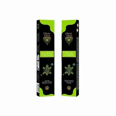 Home fragrances - Incense Fragrances & Sens Ethnic Vibes White Sage & Sweetgrass 15g - ARABESK