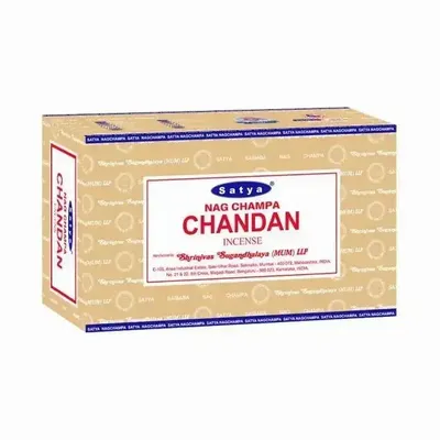 Home fragrances - Satya Chandan Incense 15g - Box of 12 packs - ARABESK