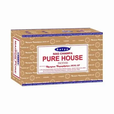 Home fragrances - Satya Pure House Incense 15g - Box of 12 packs - ARABESK