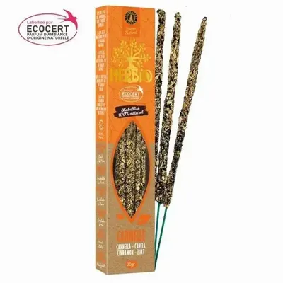 Home fragrances - Smudge Incense Ecocert Herbio Cinnamon 20g - ARABESK