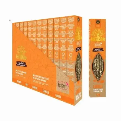 Home fragrances - Smudge Incense Ecocert Herbio Cinnamon 20g - ARABESK