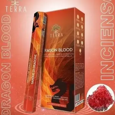 Home fragrances - Terra Charcoal Free Incense Hexa - Dragon's Blood 30g - ARABESK