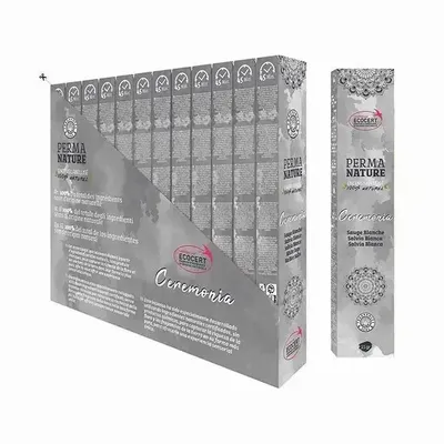 Home fragrances - Perma Nature Ceremonia White Sage Ecocert-Fair Trade Labeled 15g - ARABESK