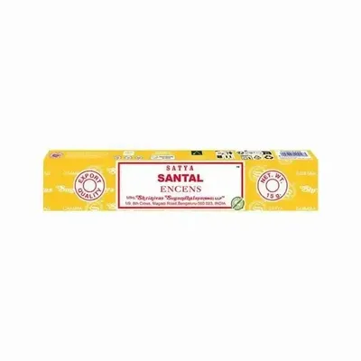Parfums d'intérieur - Encens SATYA Santal 15g - Boîte de 12 paquets - ARABESK