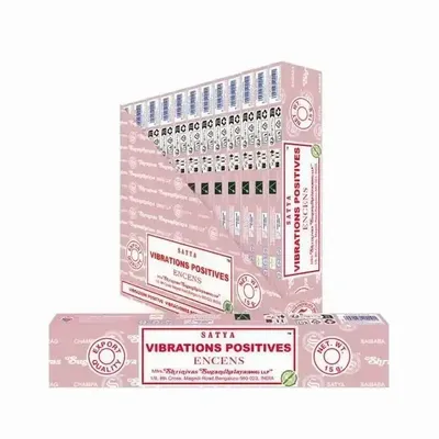 Parfums d'intérieur - Encens SATYA Positive Vibe 15g - Boîte de 12 paquets - ARABESK
