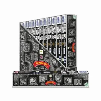 Parfums d'intérieur - Encens SATYA Super Hit 15g - Boîte de 12 paquets - ARABESK