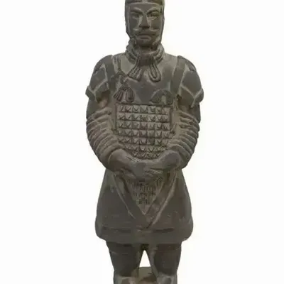 Objets de décoration - Statue Noire en Terracotta Général 26cm - ARABESK
