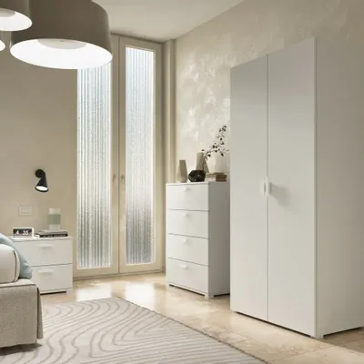 Chests of drawers - 4-Drawer Chest of Drawers with Metal Guides - TERRANEO