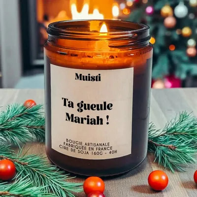Gifts - Scented Candle - Shut up Mariah! - White Musk - 160g - MUISTI