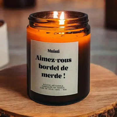 Gifts - Scented Candle - Do you love the hell - White Musk - 160g - MUISTI