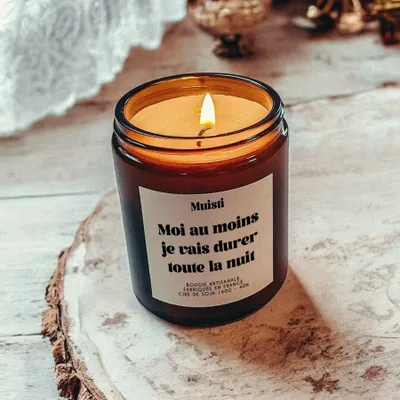 Gifts - Scented Candle - At least I'll last all night - White Musk - 160g - MUISTI