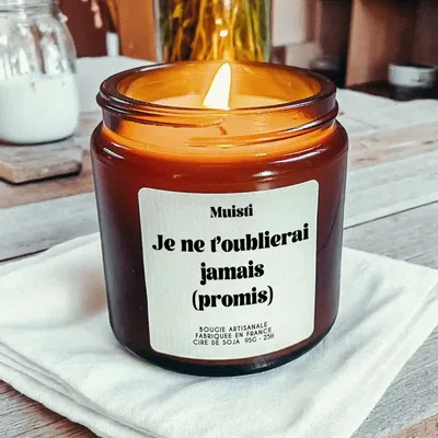 Gifts - Scented Candle - I'll Never Forget You (I Promise) - White Musk - 95g - MUISTI