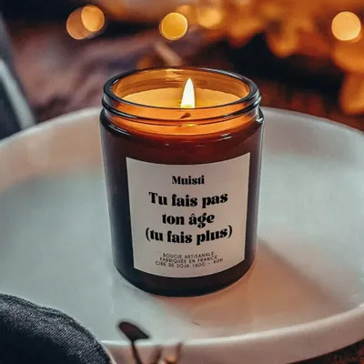 Gifts - Scented Candle - You Don't Look Your Age - White Musk - 160g - MUISTI