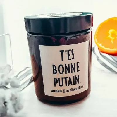 Gifts - Muisti & LBS Candle - You're a Fucking Hottie - Precious Woods Scent - 160g - MUISTI