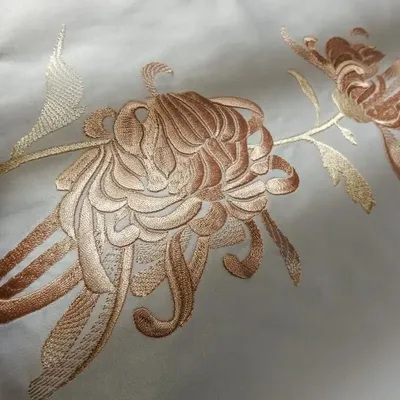 Linge de table textile - CHRYSANTHÈME  - serviette, set de table, chemin de table et nappe - ARTIPARIS