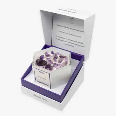 Gifts - Amethyst Jewelry Candle - Cherry Blossom Fragrance - SLOYA