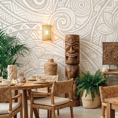 Wallpaper - Custom wall decor - MANA - LGD01 DECOR MURAL SUR MESURE