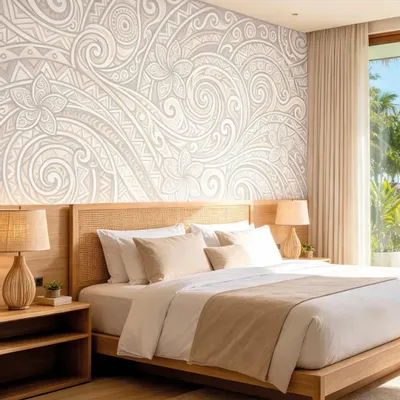 Wallpaper - Custom wall decor - MANA - LGD01 DECOR MURAL SUR MESURE