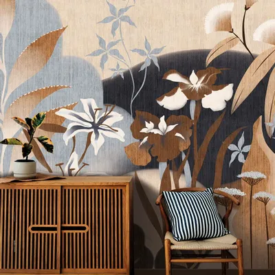 Wallpaper - Custom wall decor - OREA - LGD01 DECOR MURAL SUR MESURE