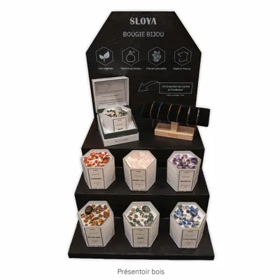 Cadeaux - Pack 36 Bougies bijou pierres - SLOYA