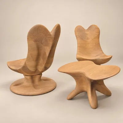Chaises longues - Collection Athena | Série Lounge Exclusive | Chêne Européen Massif - NEXART