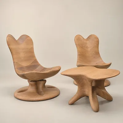 Lounge chairs - Athena Collection | Exclusive Lounge Series | Premium Solid Oak Wood - NEXART