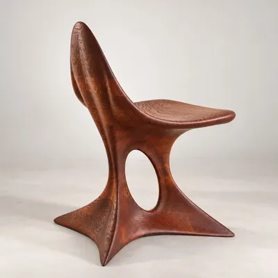 Chairs - Aphrodite | Sculpted Premium Chair | European Solid Oak - NEXART