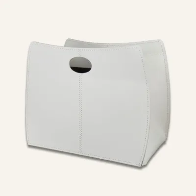 Organizer - Minimal magazine rack in leather VANDA - LIMAC DESIGN