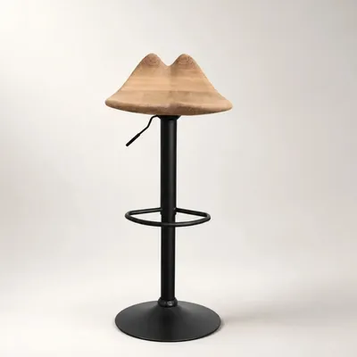 Chaises - Lyra | Chaise de Bar Sculpturale | Chêne Européen Massif - NEXART
