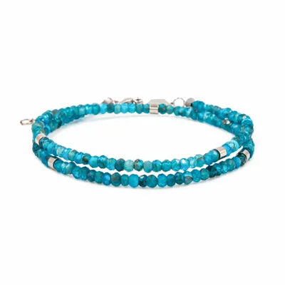 Bijoux - Bracelet Lumia en pierres Apatite - SLOYA