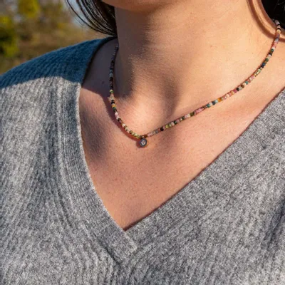 Cadeaux - Collier Lumia en pierres Tourmaline - SLOYA