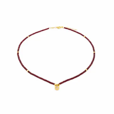 Cadeaux - Collier Lumia en pierres Grenat - SLOYA