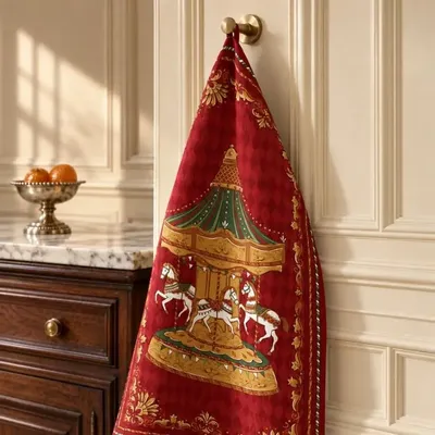 Torchons textile - Torchon Carrousel - BEAUVILLÉ