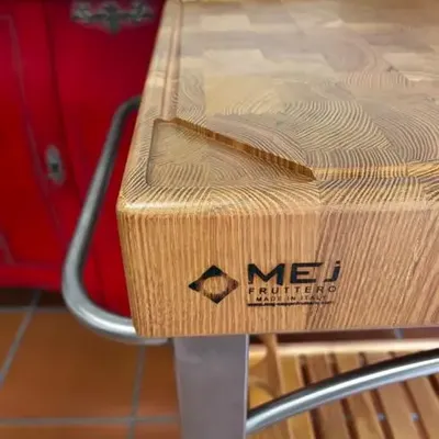 Couverts & ustensiles de cuisine - Chariot ARREDO avec bloc de boucherie - MEJ, IL CEPPO FRUTTERO