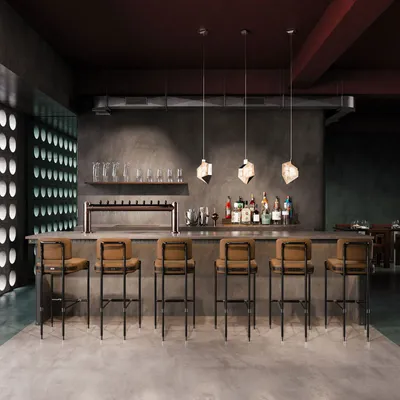 Chaises - Fulton Bar Chair Handmade by Porus Studio - PORUS STUDIO