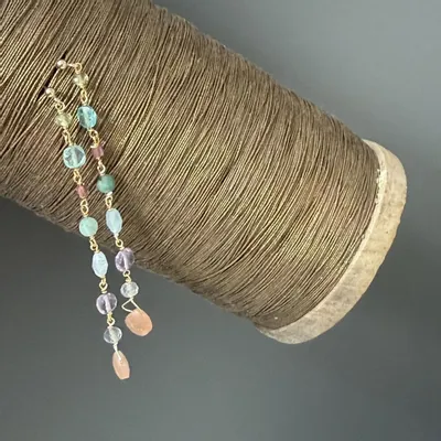 Jewelry - Multi gemstone earring - Magic - SOPHIE DESCHAMPS BIJOUX
