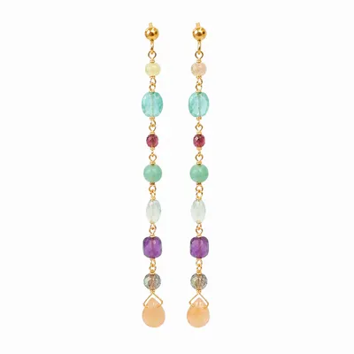 Jewelry - Multi gemstone earring - Magic - SOPHIE DESCHAMPS BIJOUX