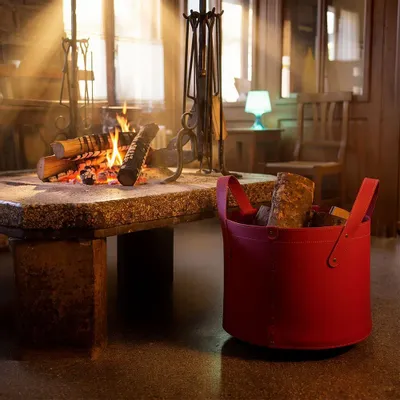 Storage boxes - Roomy firewood holder TONDA - LIMAC DESIGN