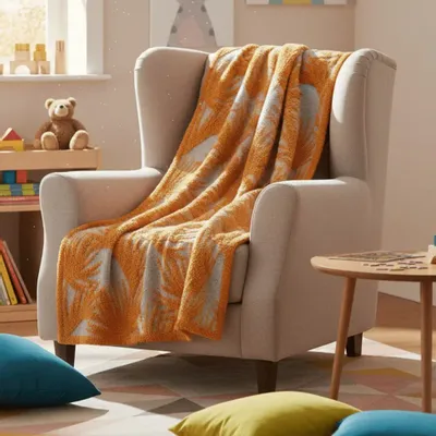 Fabrics - Palms throw - SOFIA TOSCANO