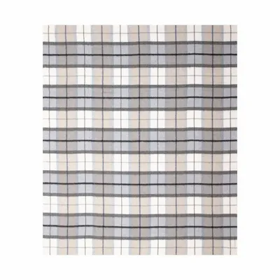 Fabrics - Super Soft Babele Check recycled-cotton throw - SOFIA TOSCANO